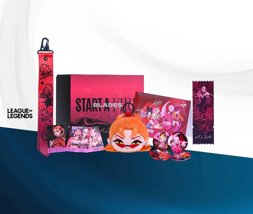 K/DA BLADES Fired Up Official Fan Kit | Riot Games Store