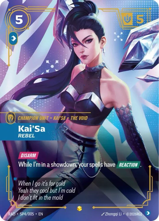 Riftbound K/DA Kai’Sa TCG