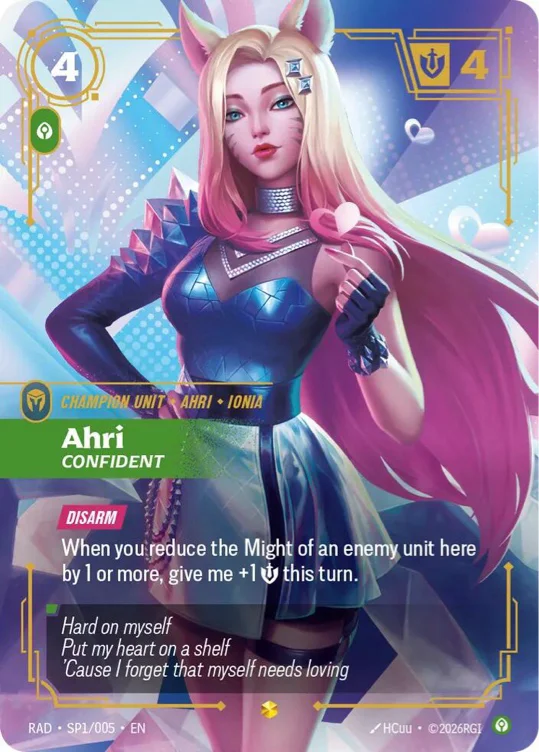 Riftbound K/DA Ahri TCG