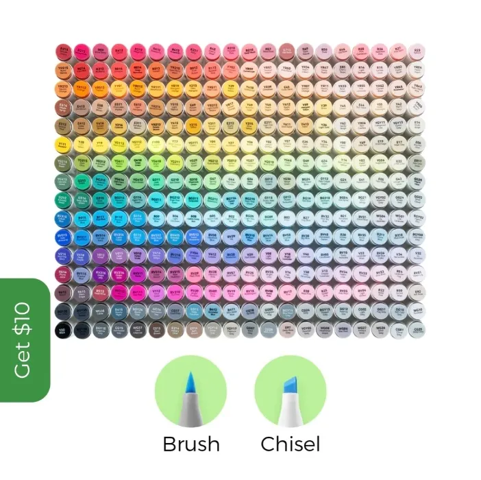 Ohuhu 320 alcohol markers