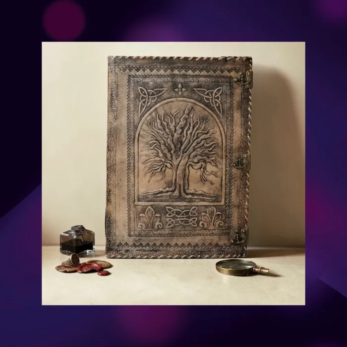 Tree Of Life Leather Photo Album