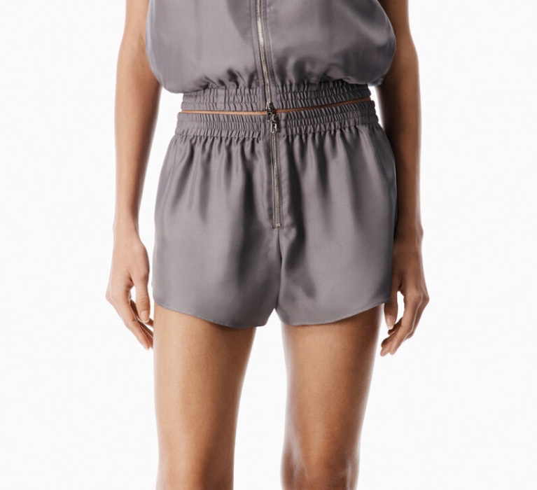 alexanderwang Silk Twill Track Short US