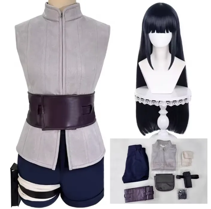 Hyuga Hinata Cosplay Costume + Wig