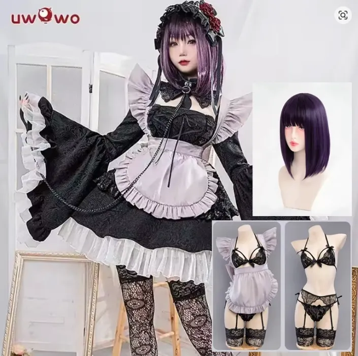 UWOWO Shizuku-tan Cosplay - Marin Kitagawa Cosplay Costume Halloween Christmas Costumes Kitagawaa Marinn Kuroee Shizukuu