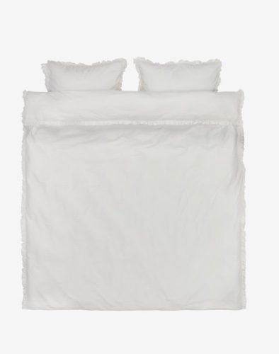 ELMA Gold Completo copripiumino ELMA Cotone lavato 240x220 cm bianco