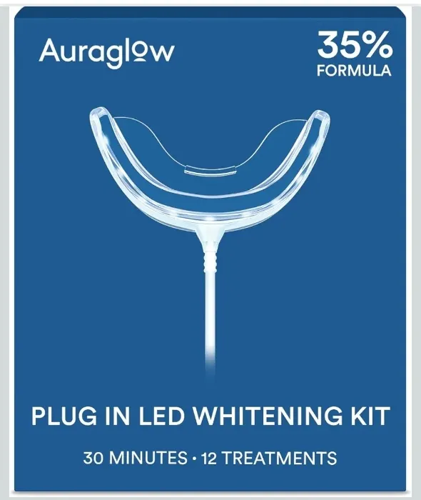 AuraGlow 🦷 Teeth Whitening Kit