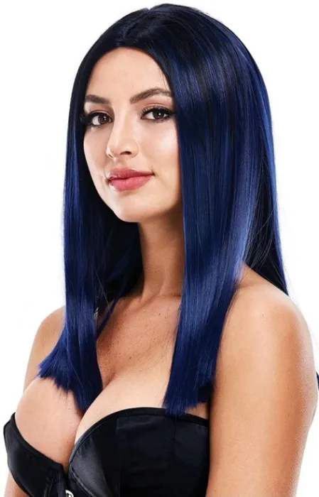 Straight Wig 💙 Blue
