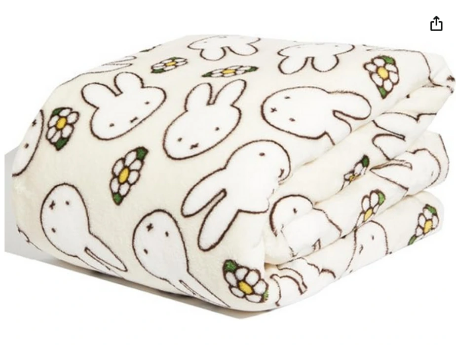 miffy soft fleece blanket