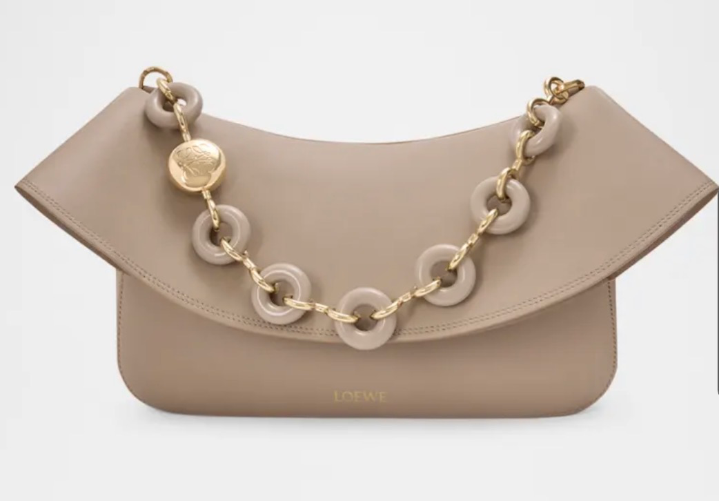 Loewe Ola Medium Shoulder Bag in Calfskin Leather