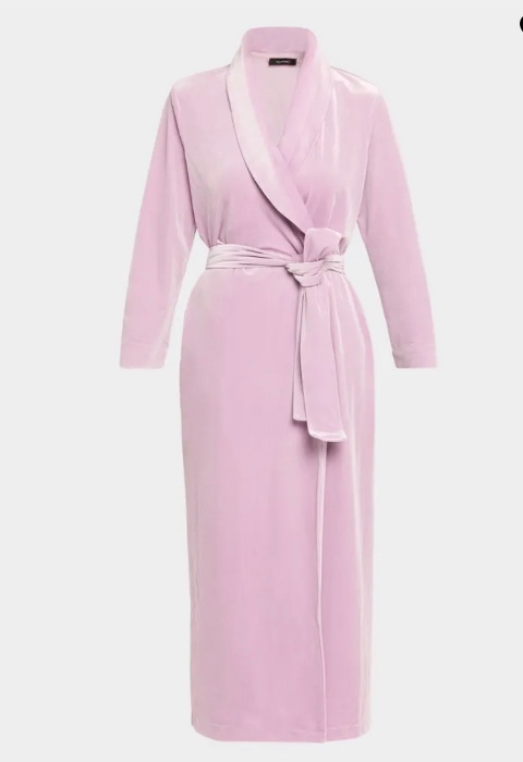 Natalie Long Velvet Robe