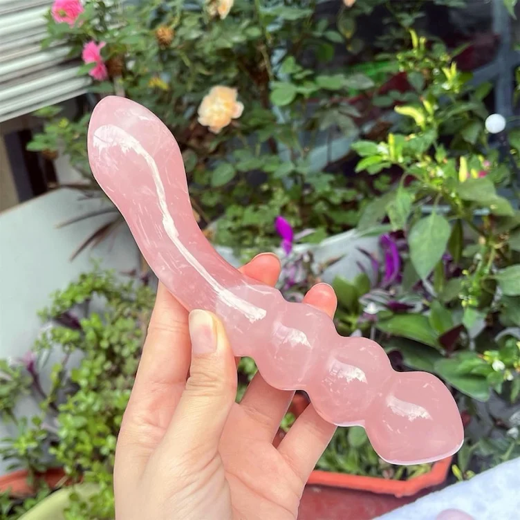 Rose quartz wand