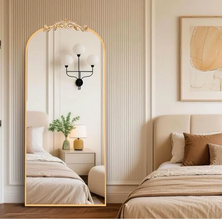 Vintage gold full body mirror