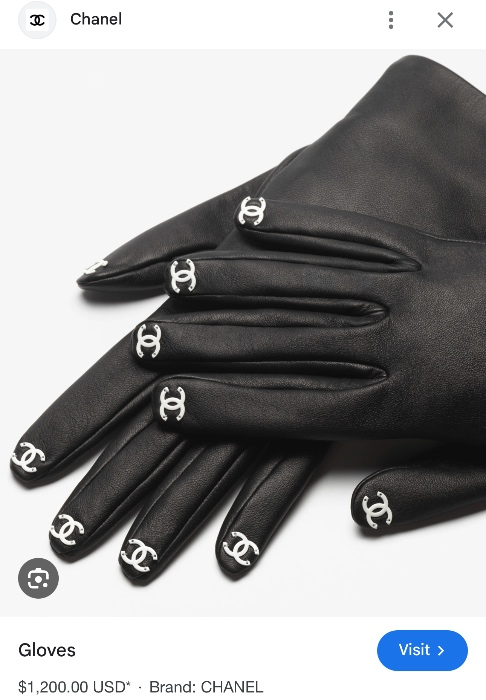 Chanel winter gloves 