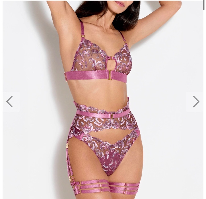 Lingerie rose BORDELLE