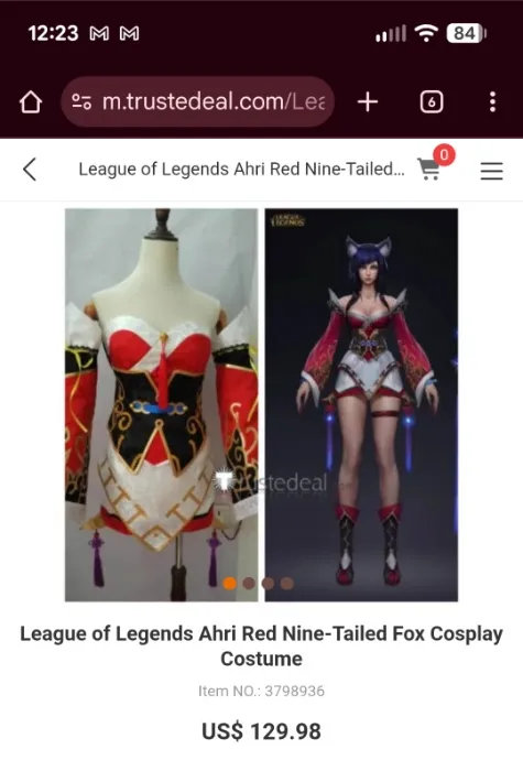 Ahri cosplay