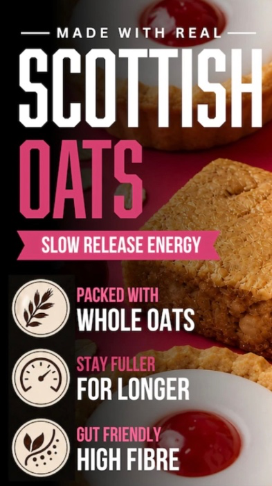 Warrior RAW Protein Bars 12 x 75g High Protein Oat Flapjack Snack | 20g Protein Per Bar, Low Sugar, High Fibre, Oat Flapjack, Protein Snacks, Meal Replacement Bars, On-the-Go (Cherry Bakewell) - Cherry Bakewell - 12 Bars
