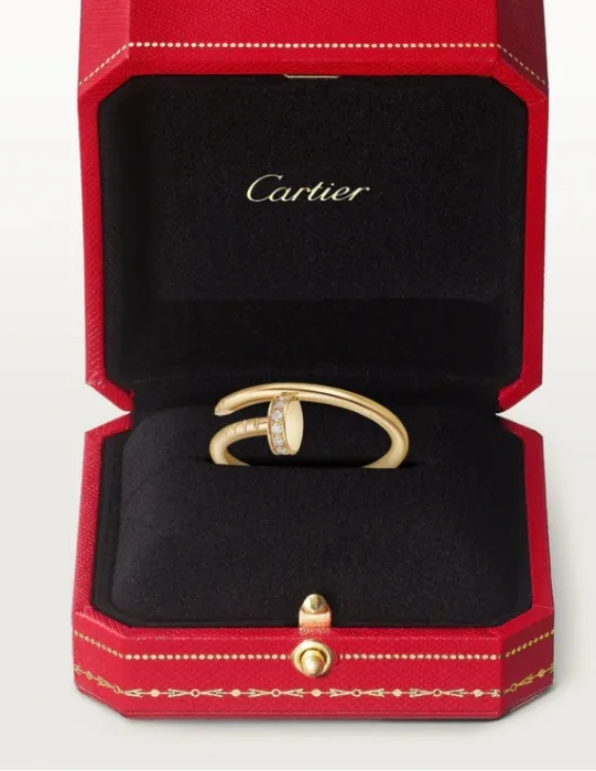 Cartier gold and diamond ring