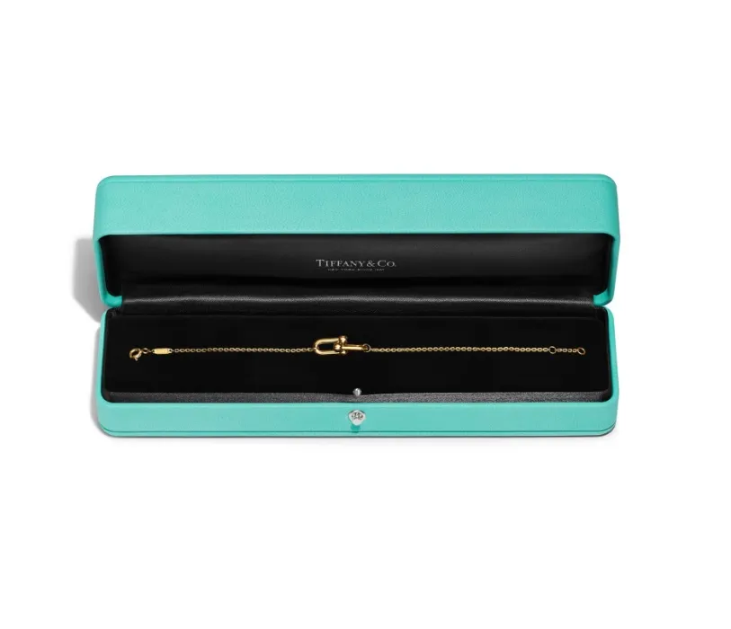 Tiffany Double Link yellow gold bracelet