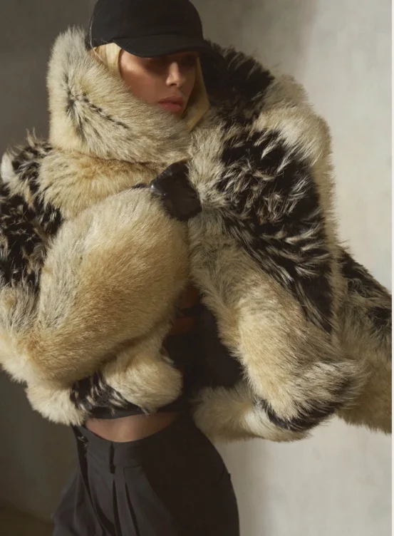 THE FOX JACKET - Sand Noir