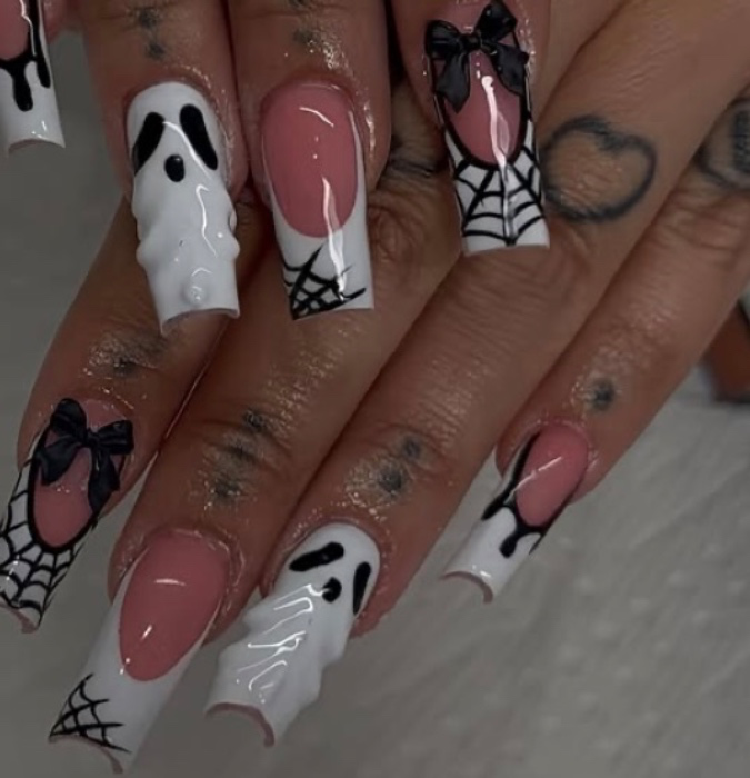 $100 Halloween nails