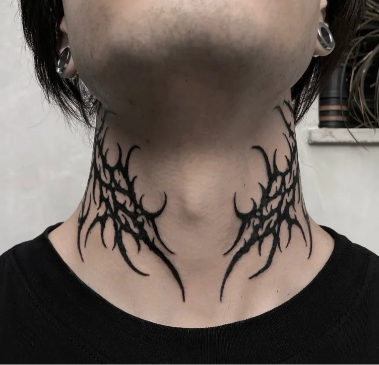 Neck Tattoo 