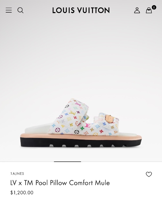 LV × TM Pool Pillow Comfort Mule
