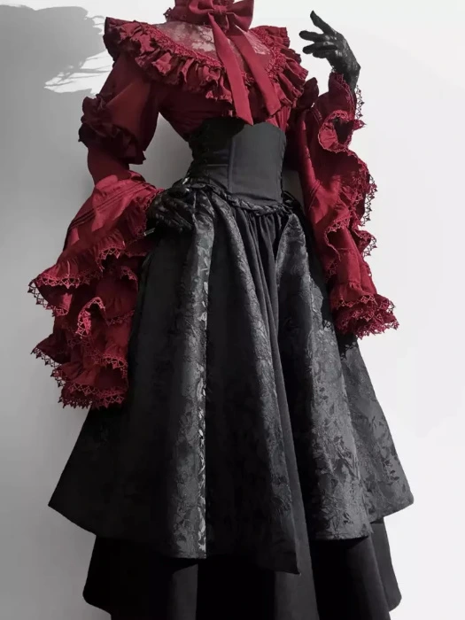Gothic Red Dress