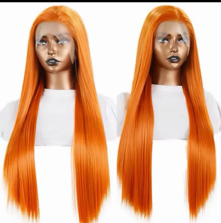 Ginger lace front wig for my atomic eve cosplay