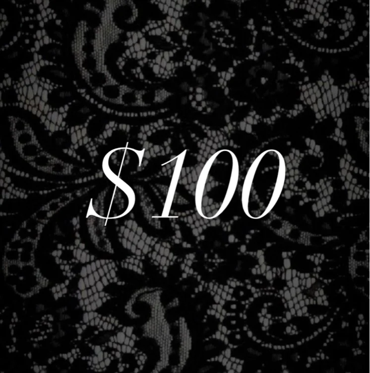 $100