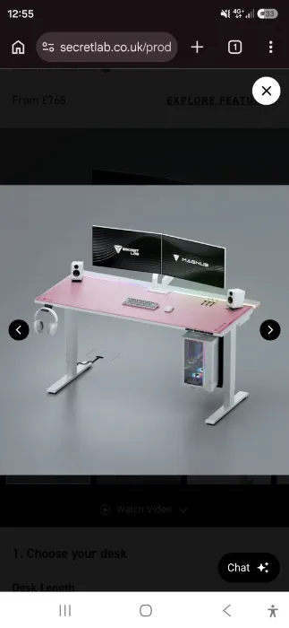 Secretlab Desk, Chair & Accessories 