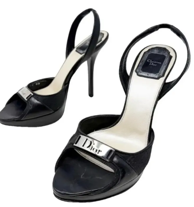 Leather heels