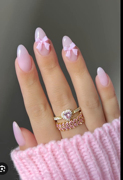 Nail salon with manicure 