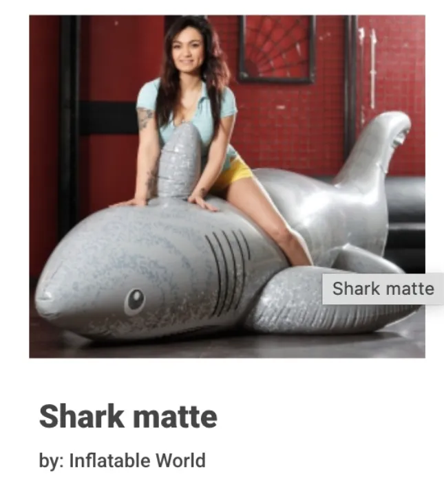 Inflatable Shark by IW
