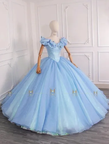 Cinderella Movie Cosplay Dress
