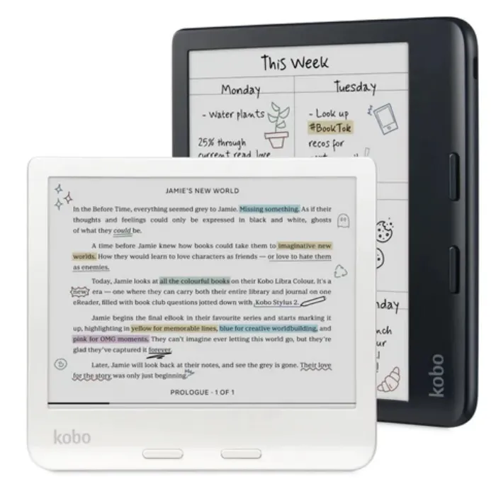 Kobo Libra Colour ereader 7 inch e-ink Colour E Ink Kaleido 3 Display