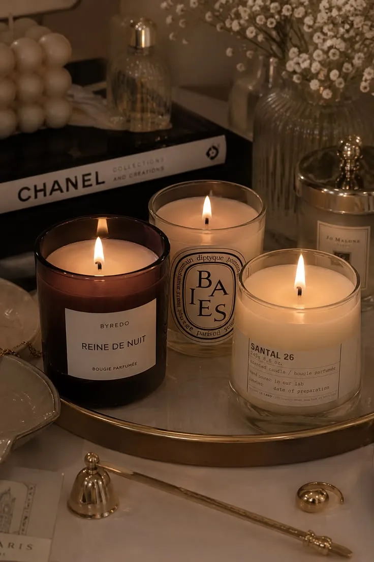 Scented candles 🖤
