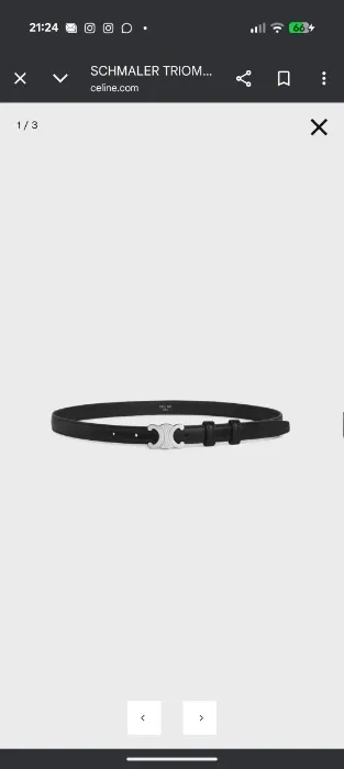 Celine Triomphe Gürtel 