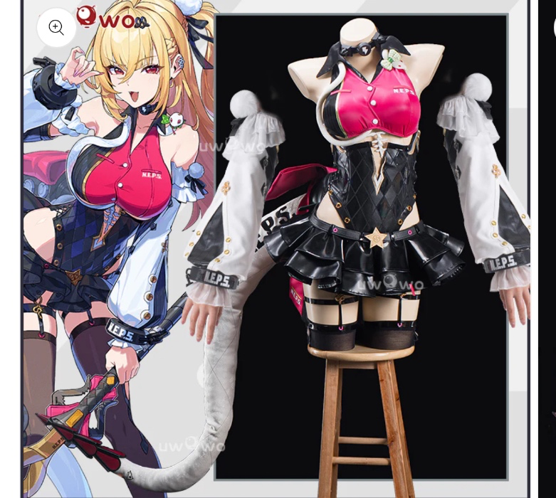 MARCH PRESALE Uwowo Plus Size Zenless Zone Zero/ZZZ Cissia Thiren Snake Leather Cosplay Costume S-3XL - XXL