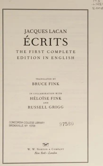 Écrits.