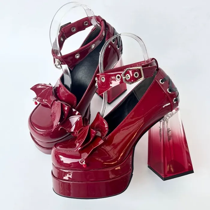 Red vampire heels