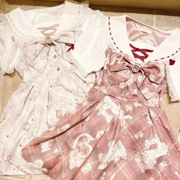 Liz Lisa Red Sewing Bear Set Up