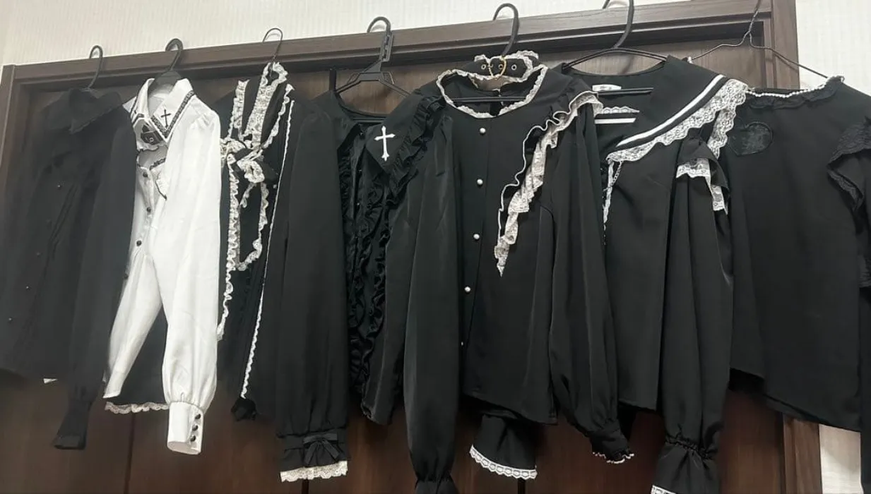 Jirai Kei Bundle of 7 Black and White