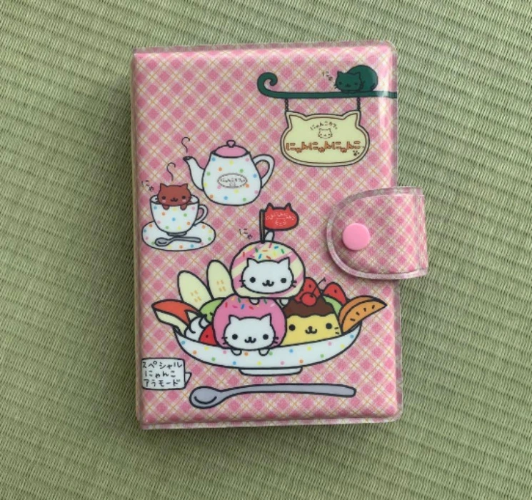 nyan nyan nyanko sticker binder :3 