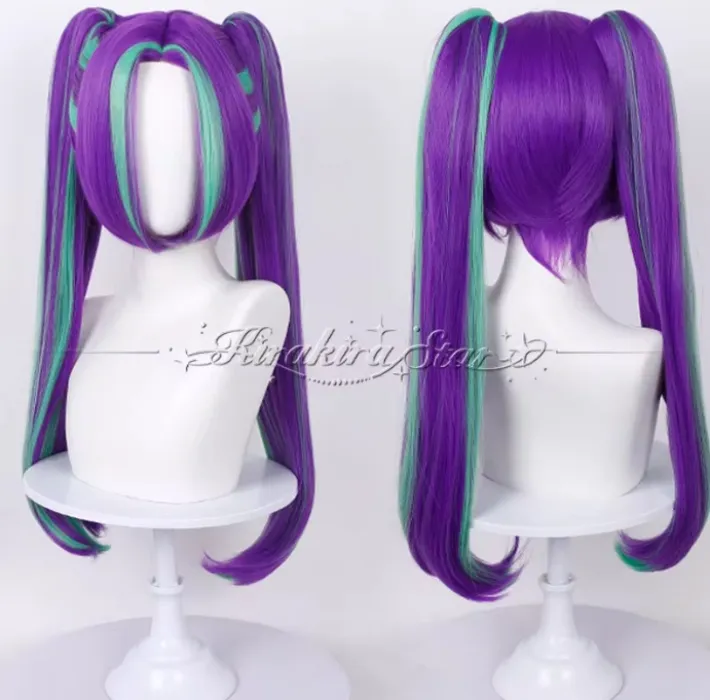 Rainbow Rocks Sonata Dusk Cosplay Wig Aria Blaze The Dazzlings Adagio Dazzle Cosplay Wig Siren Human Form Hair Hallowmas Party