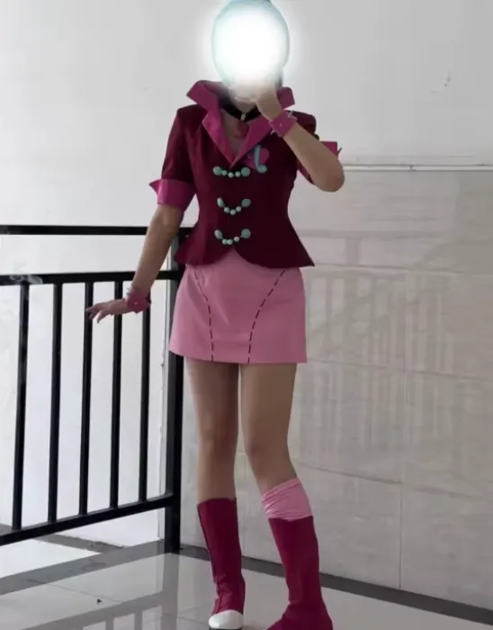 Equestria Girls Sonata Dusk 3P Stage Cosplay Costume Siren Glittery Outfit Dress Prop Set for Halloween