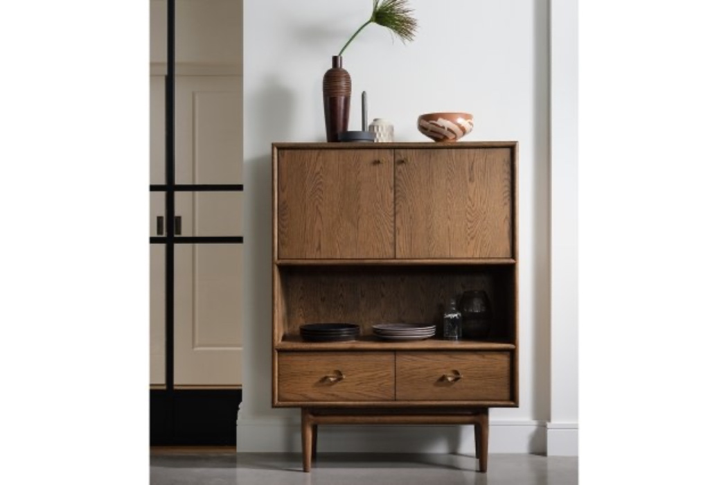 Walnut Midcentury Cabinet