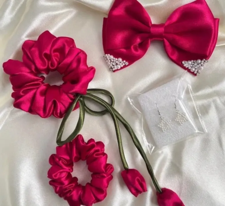 Satin Hair Ribbon Collection