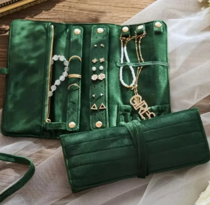 Velvet Jewelry Roll