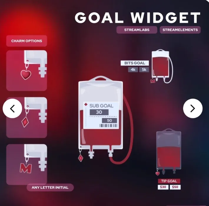 Goal Widget Bloodbag