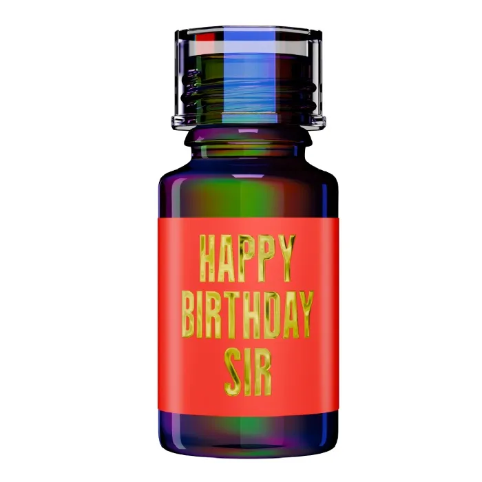 Happy Birthday Sir (Glass)